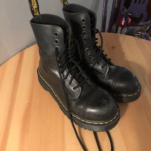 Dr. Martens AirWair Black Combat Boots 7 women’s